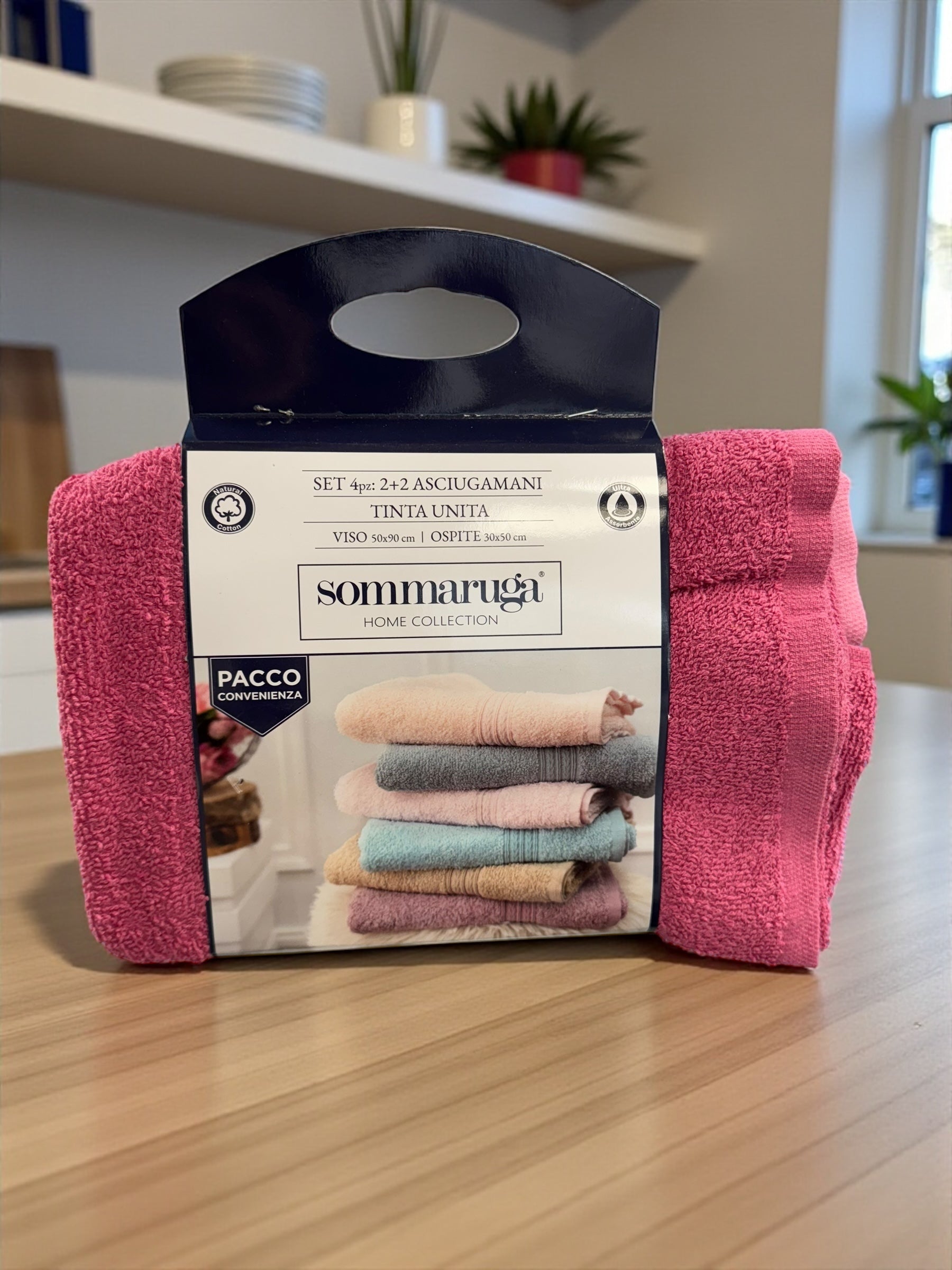 Set 4 asciugamani sommaruga