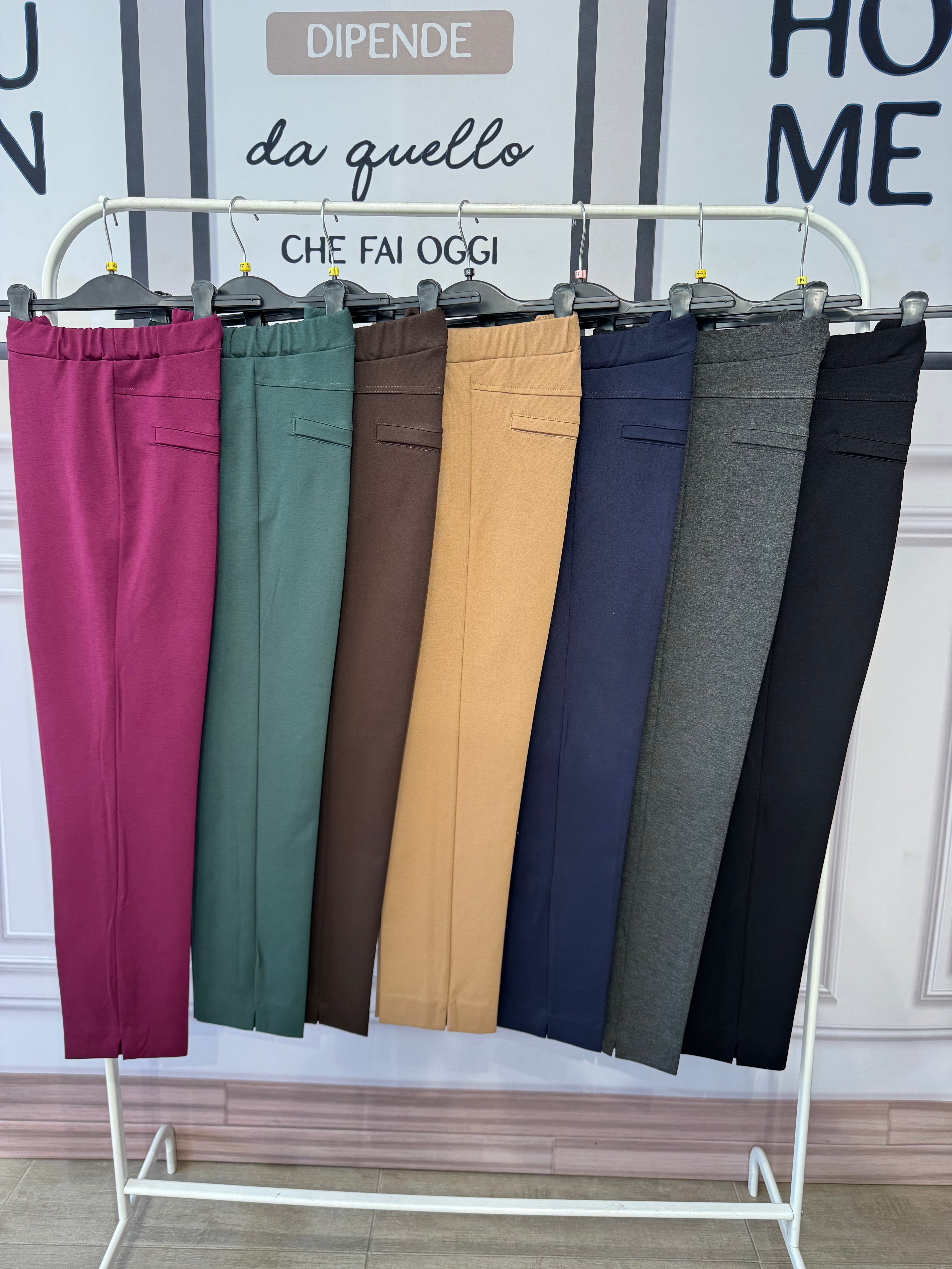 Pantaloni Cosciasecca liscio