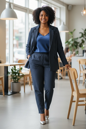 Tailleur Gessato oversize