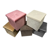 Pouf quadrato contenitore