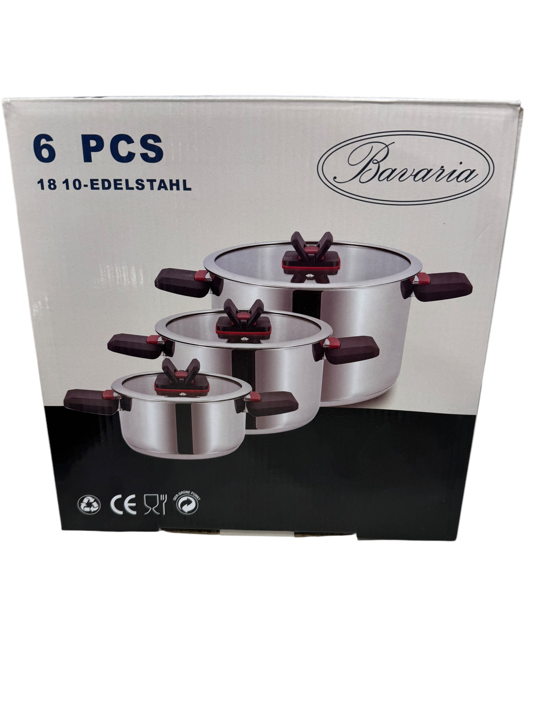 Set batteria pentole 6pezzi Bavaria