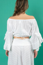 Top con spalle scoperte
