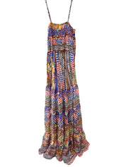 Abito con bretelle in chiffon CV158 CV159