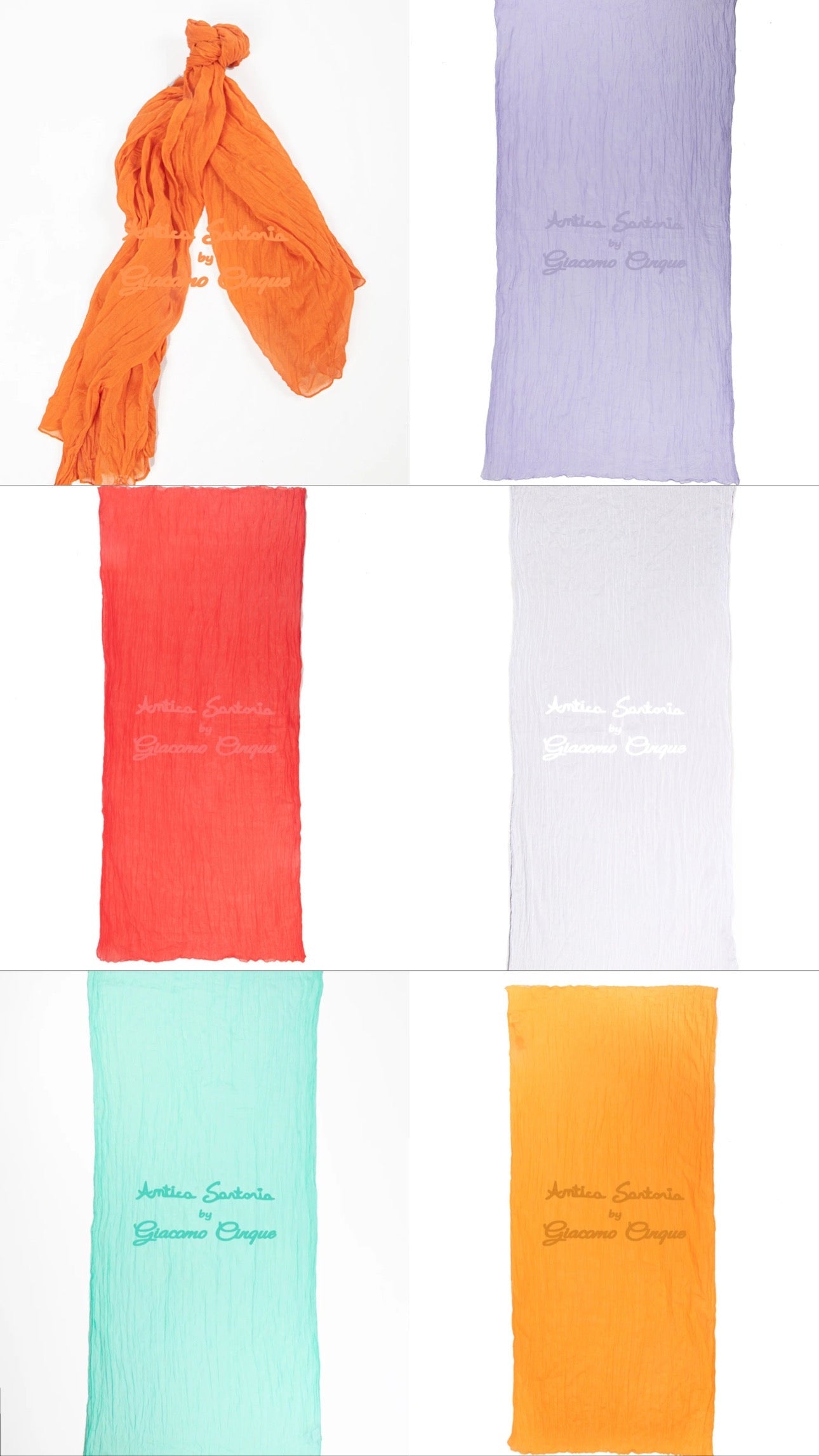 Foulard tinta unita antica sartoria