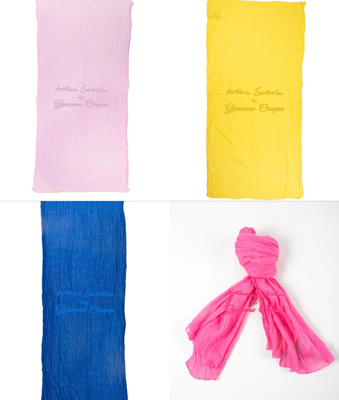 Foulard tinta unita antica sartoria