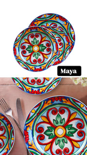 Servizio piatti Maya