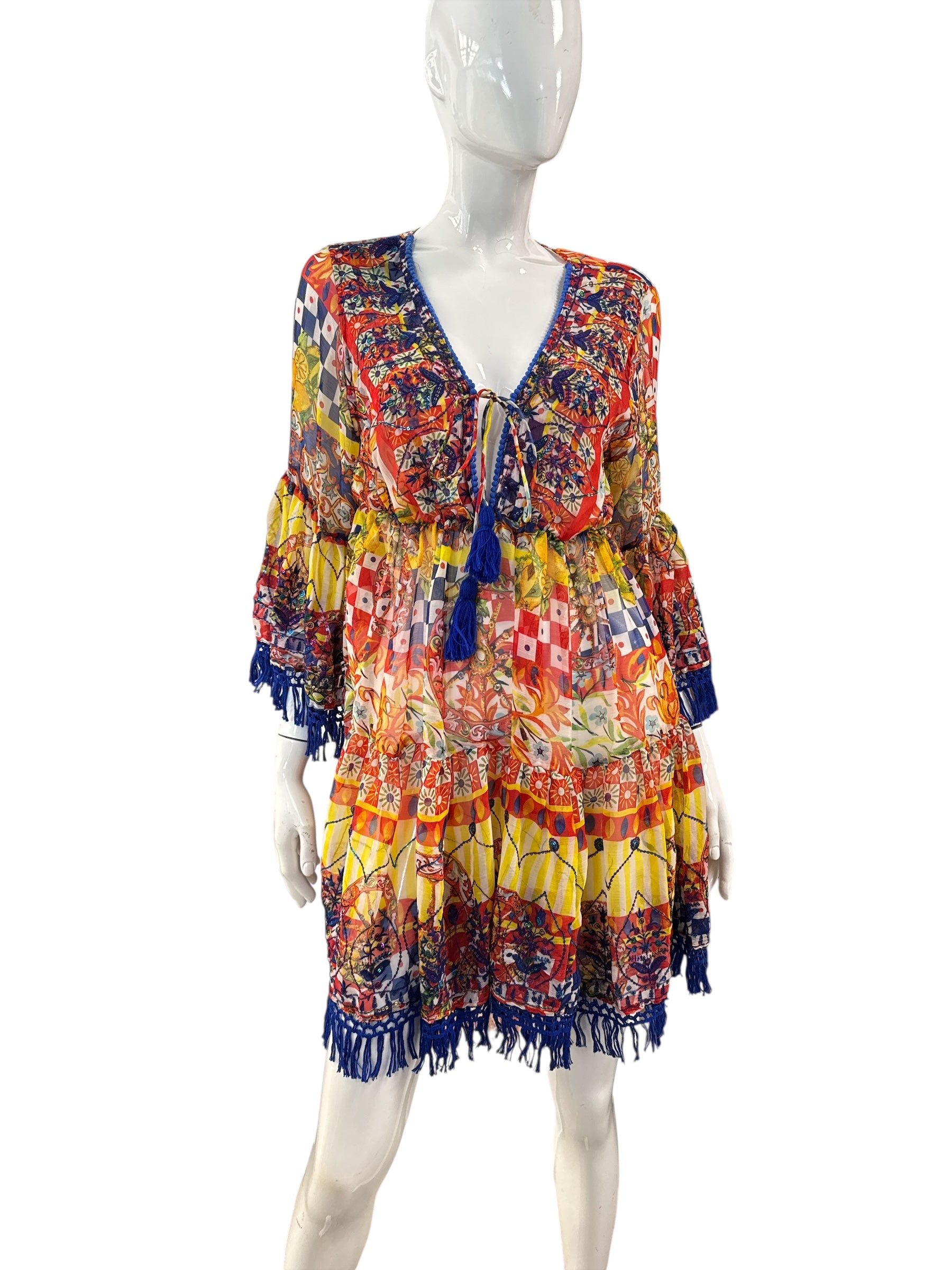 Abito chiffon Positano DV120E