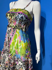 Abito con bretelle in chiffon CV158 CV159