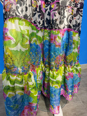 Abito con bretelle in chiffon CV158 CV159