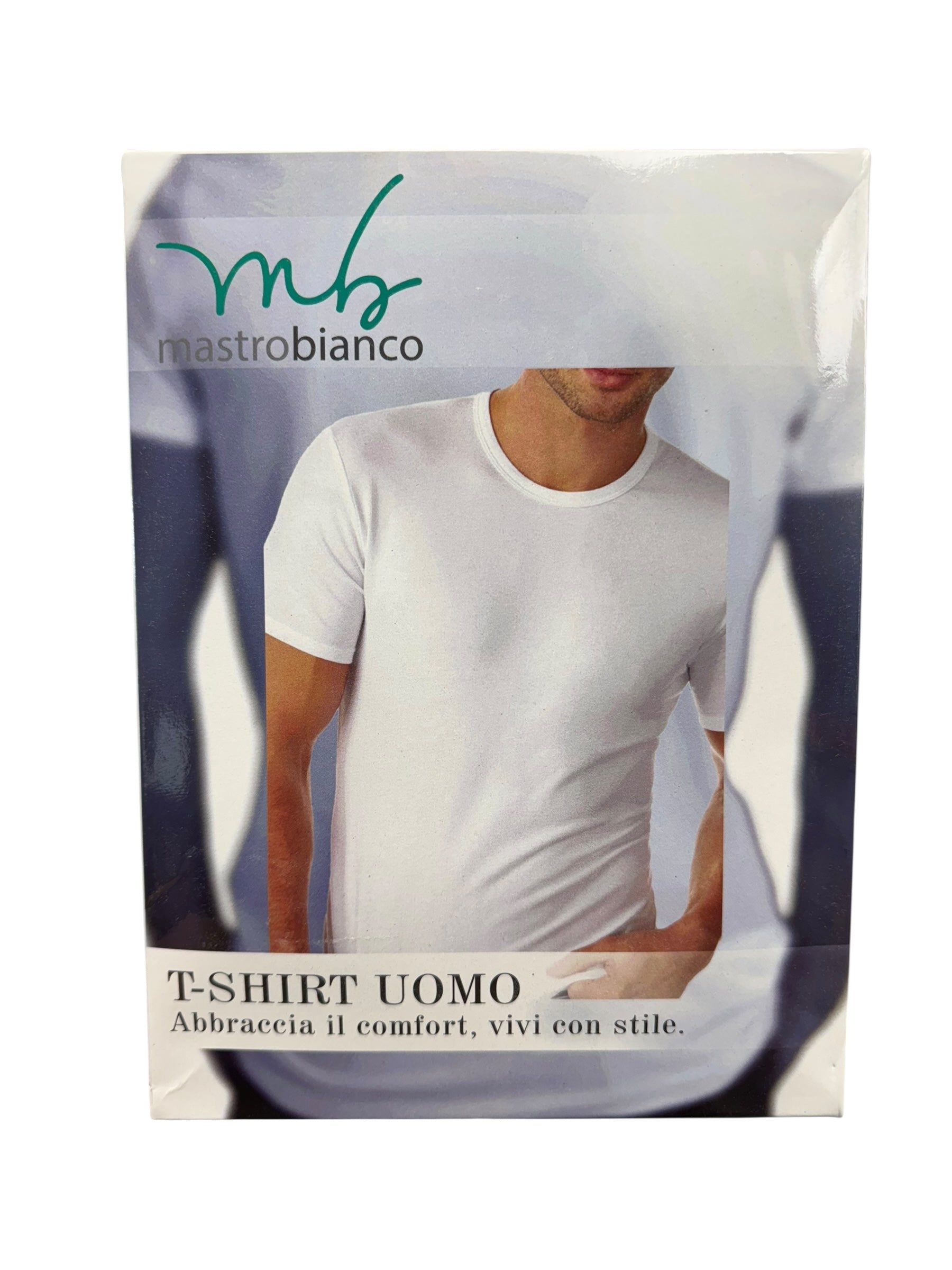 T-shirt uomo bianca mastrobianco