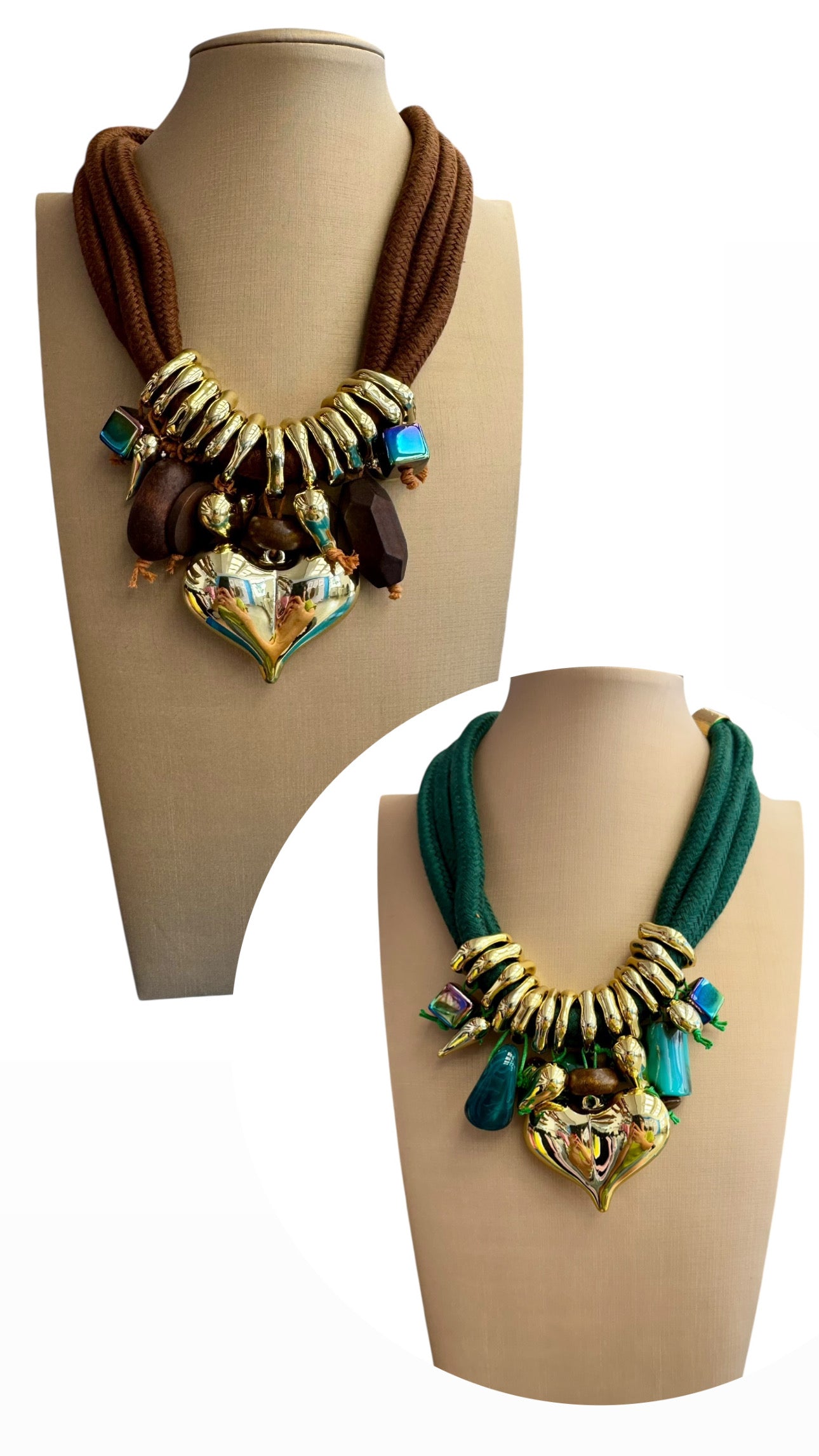 Collana cuore / disco