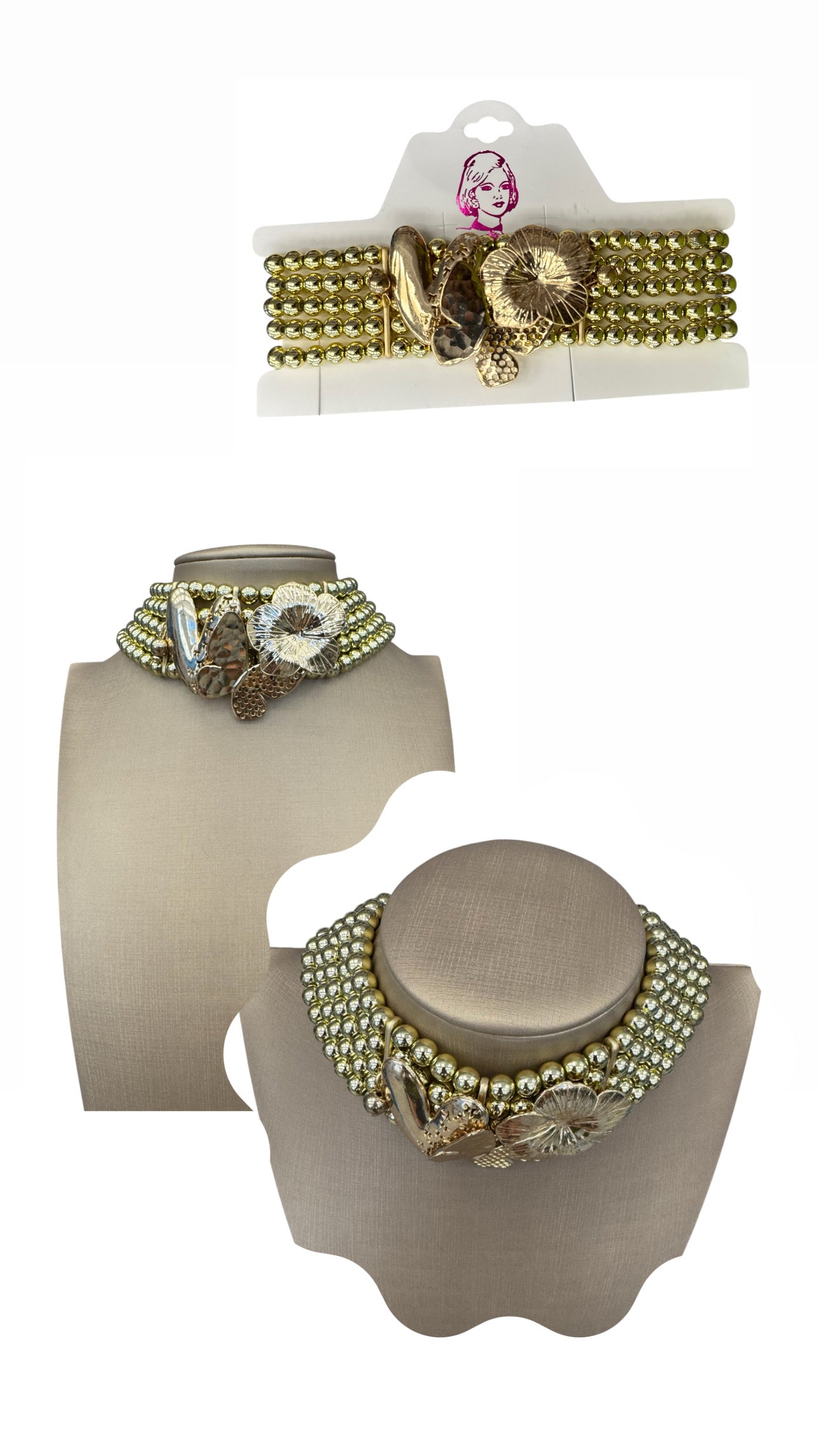Collana girocollo farfalla