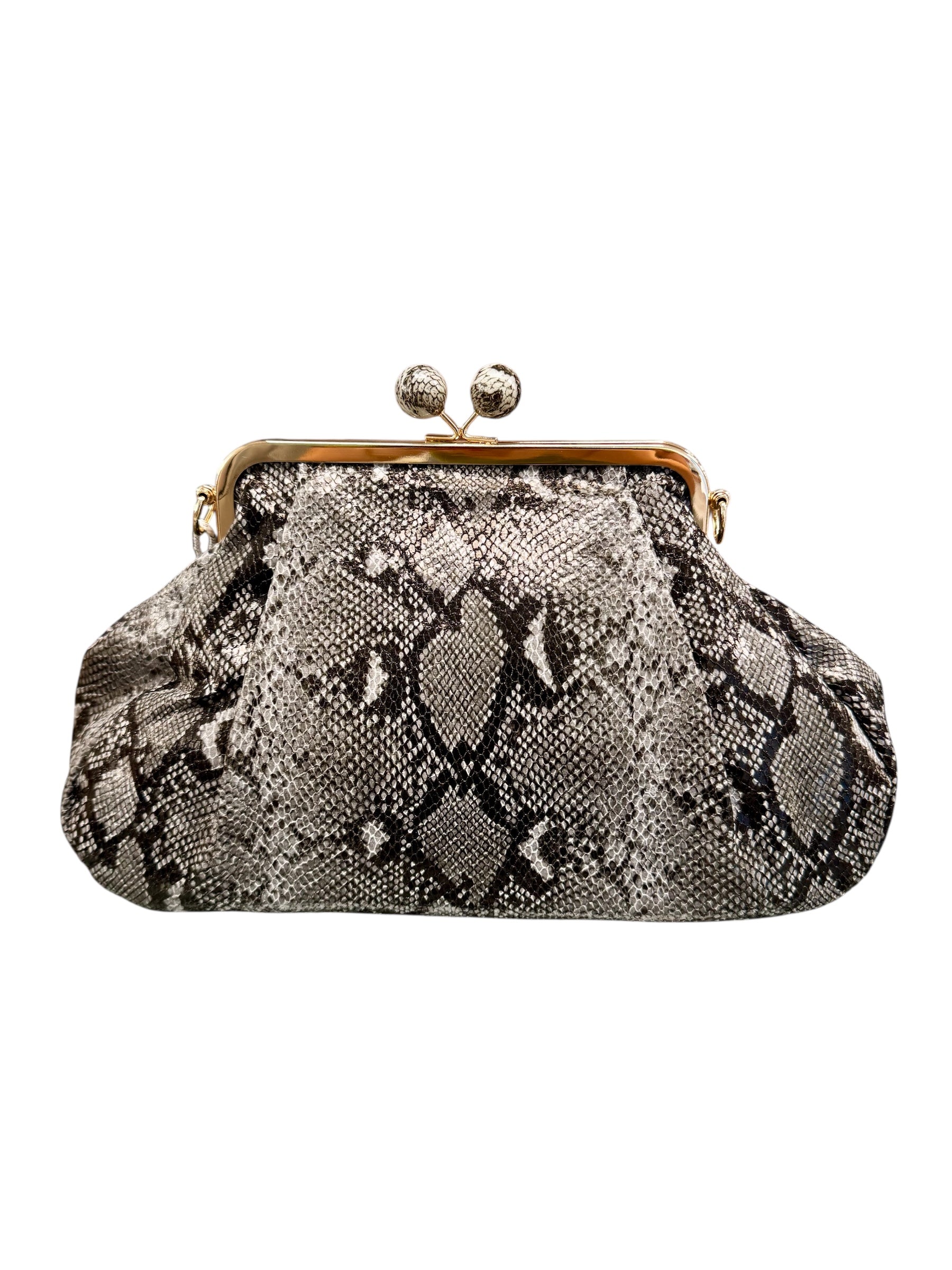 Borsa clutch serpente