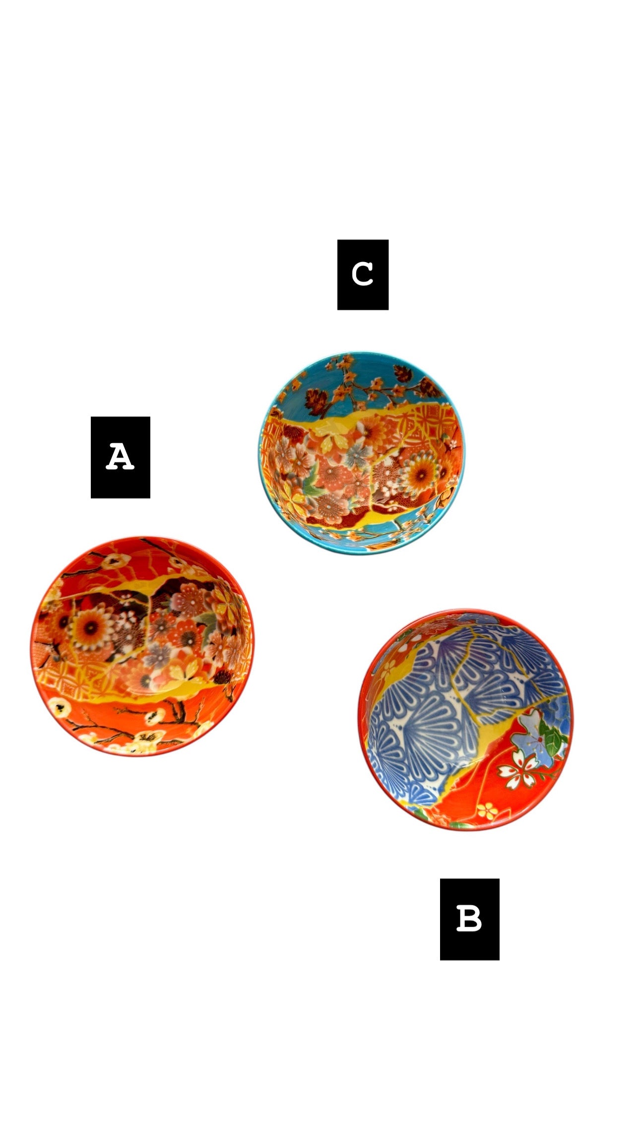 Ciotola in fine porcellana decorata