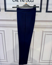 Pantaloni cosciasecca punto milano