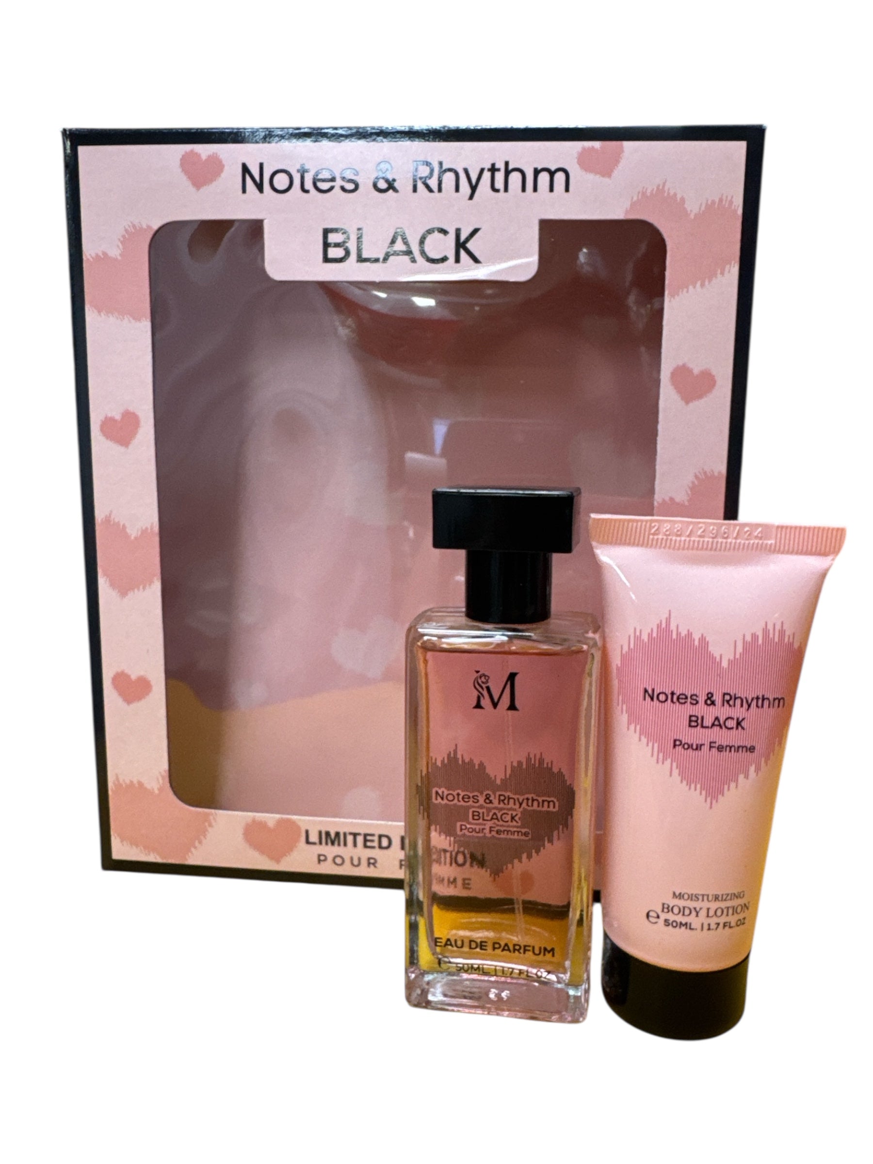 Set donna notes & rhythm black