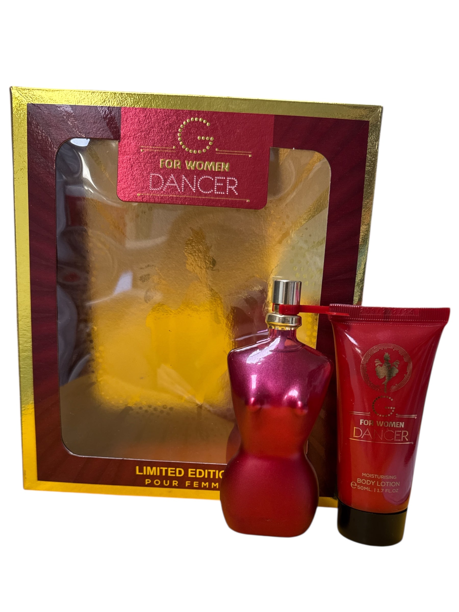 Set donna G For Woman dancer profumo e crema corpo