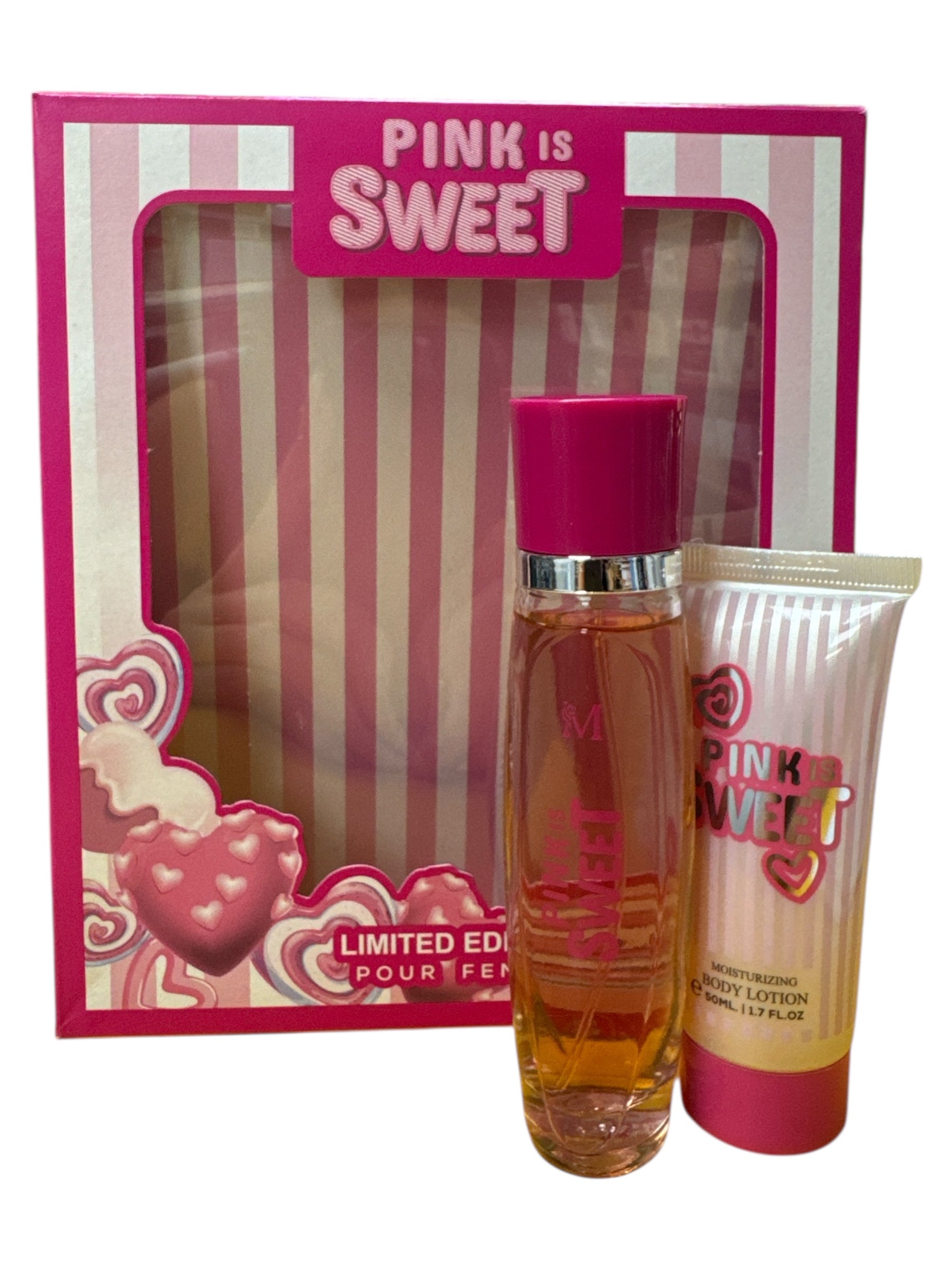 Set donna Pink is sweet profumo e crema corpo