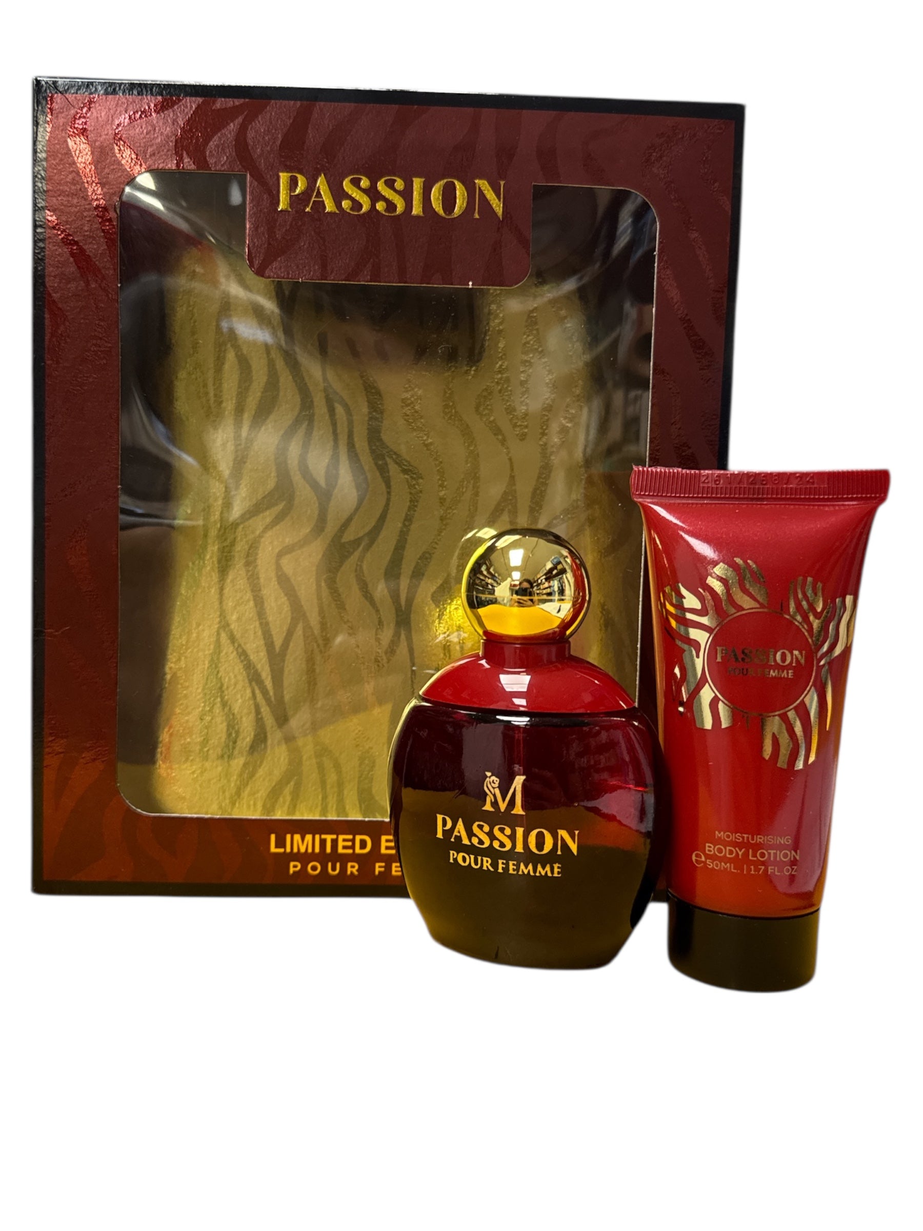 Set donna passion profumo e crema corpo
