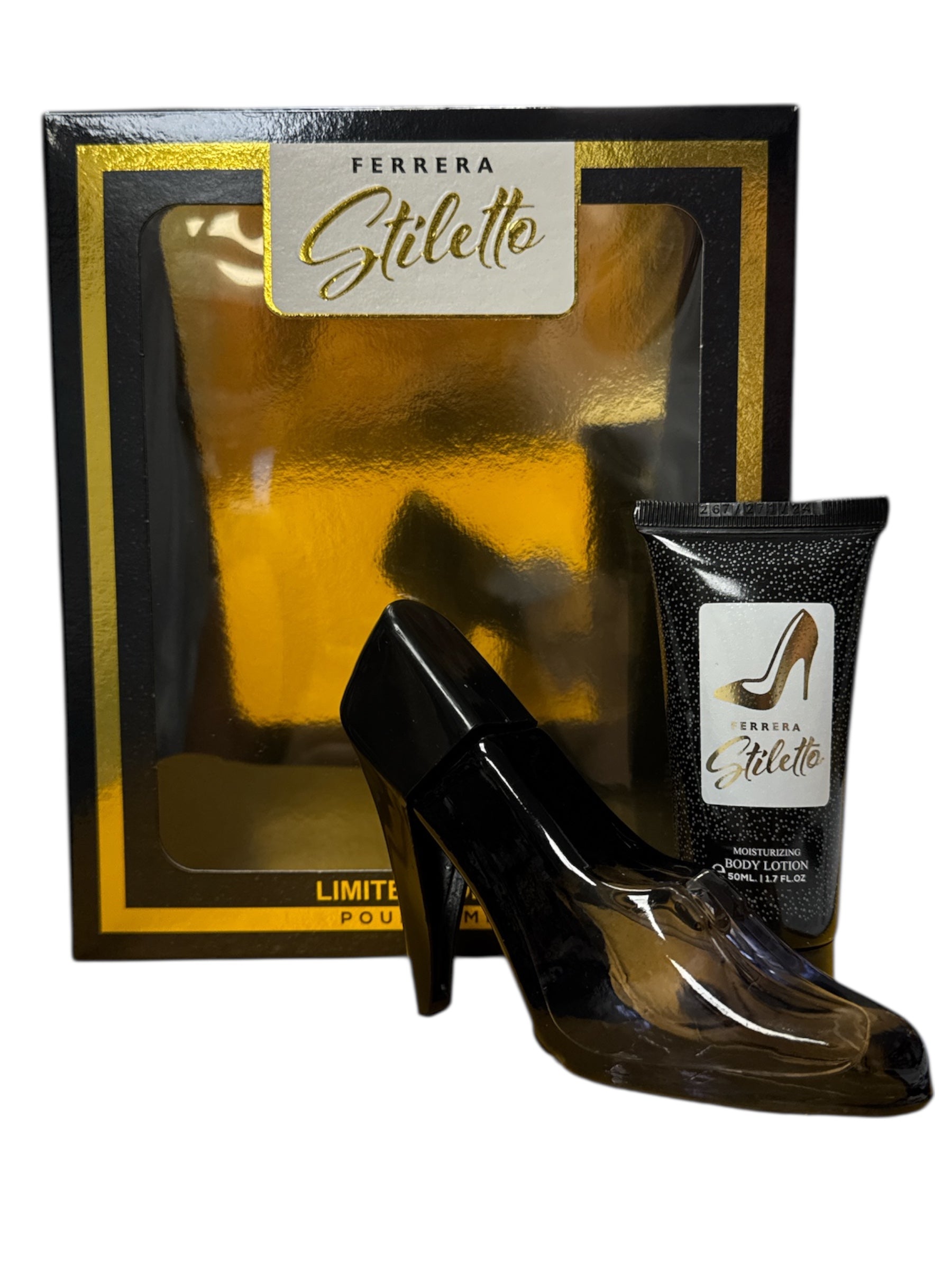 Set donna stiletto profumo e crema corpo