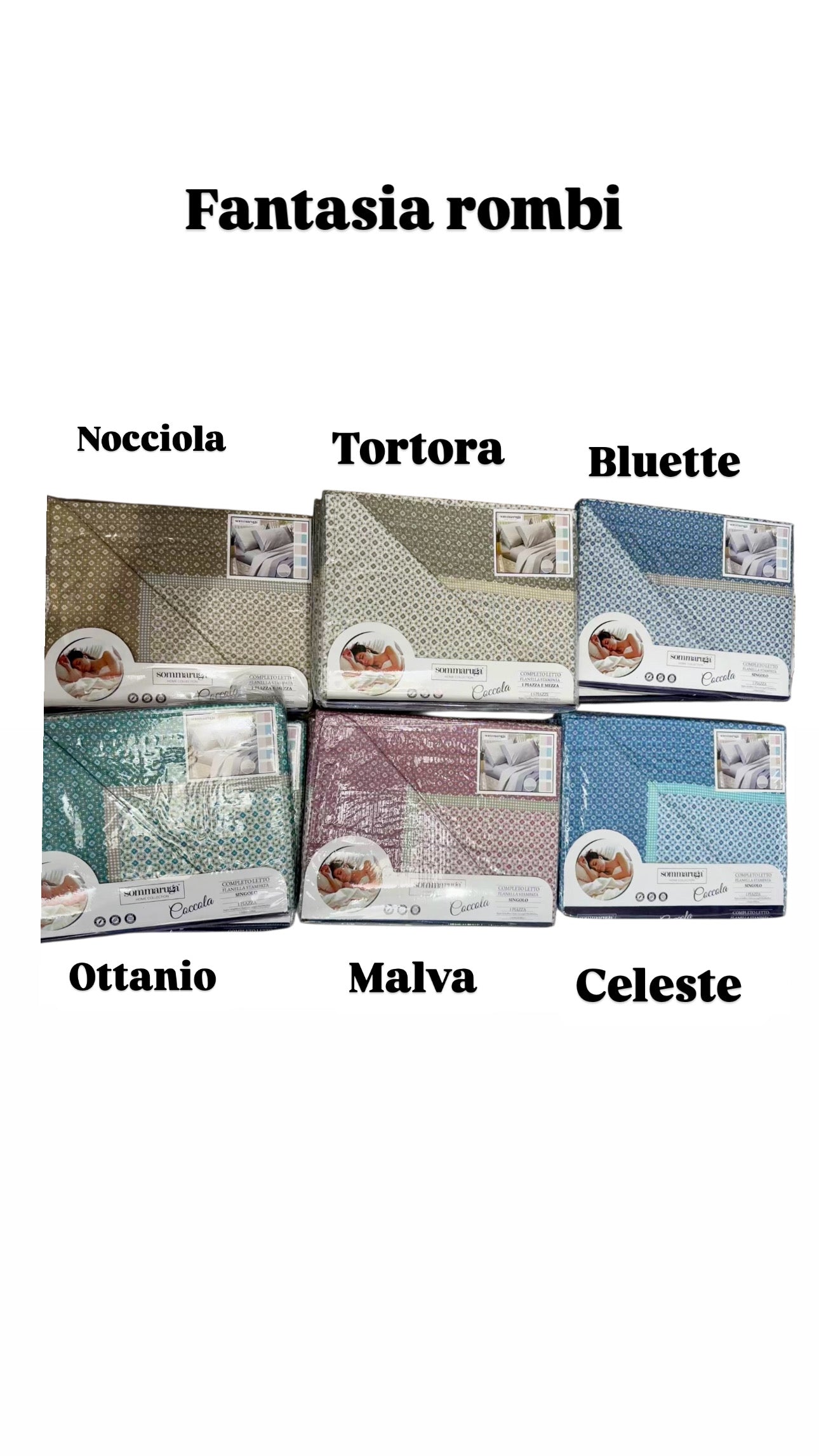 Completo letto in Flanella  Coccola