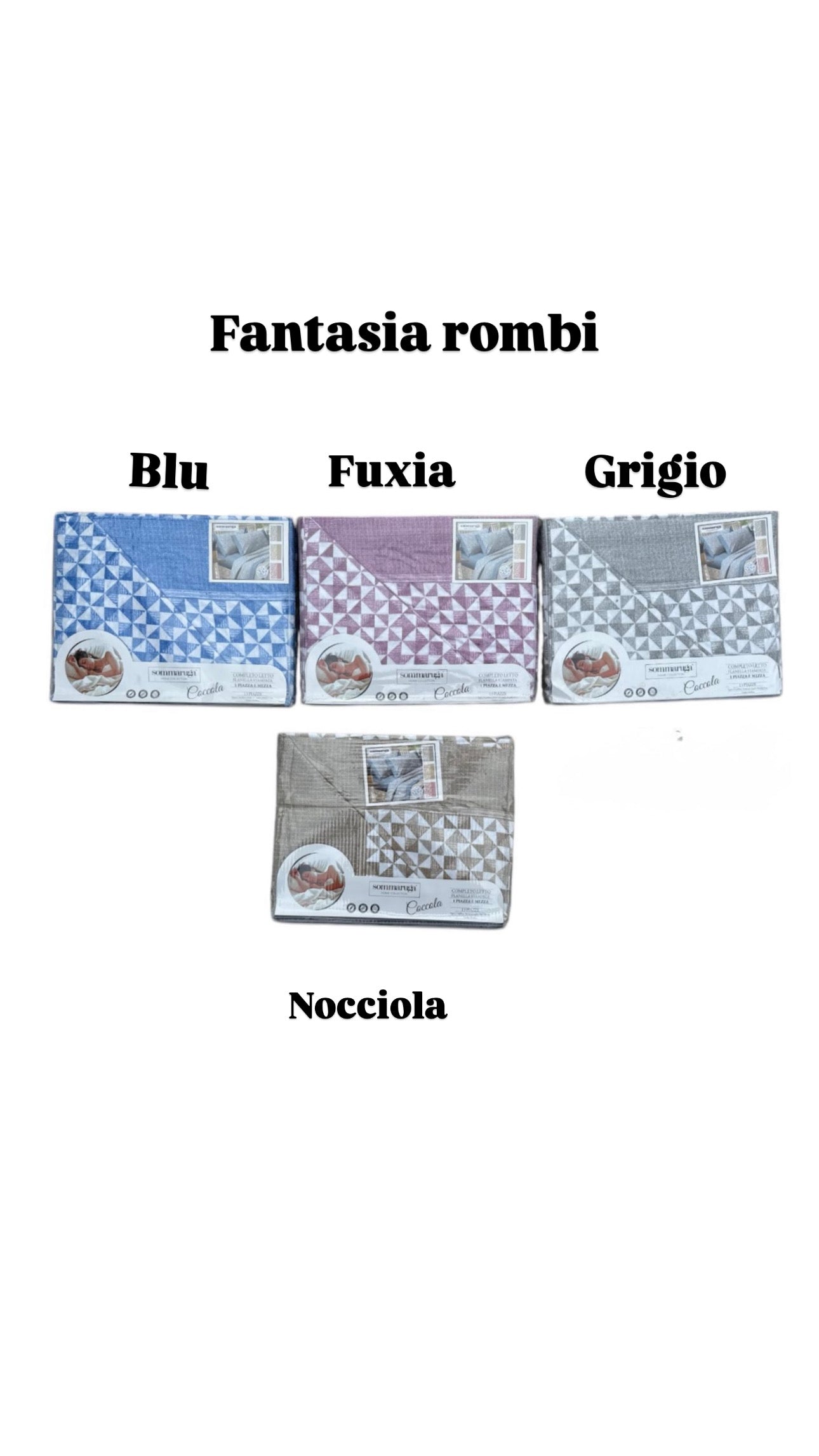 Completo letto in Flanella  Coccola