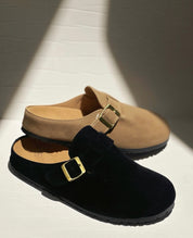 Scarpe aperte dietro