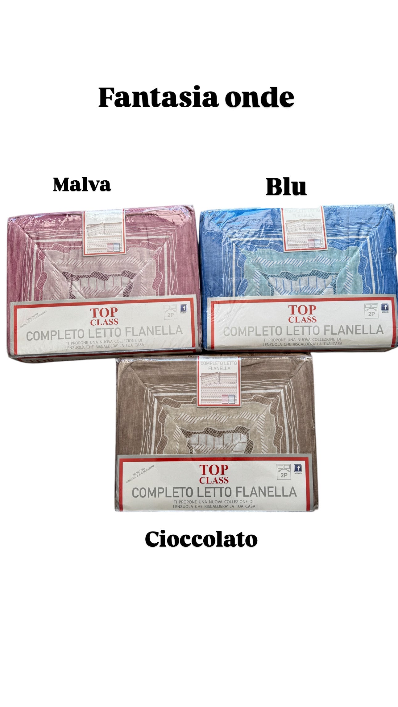 Completo letto flanella Top Class