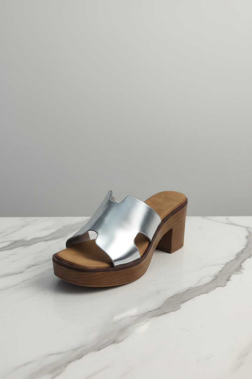 Sandali Alti Metallizzati