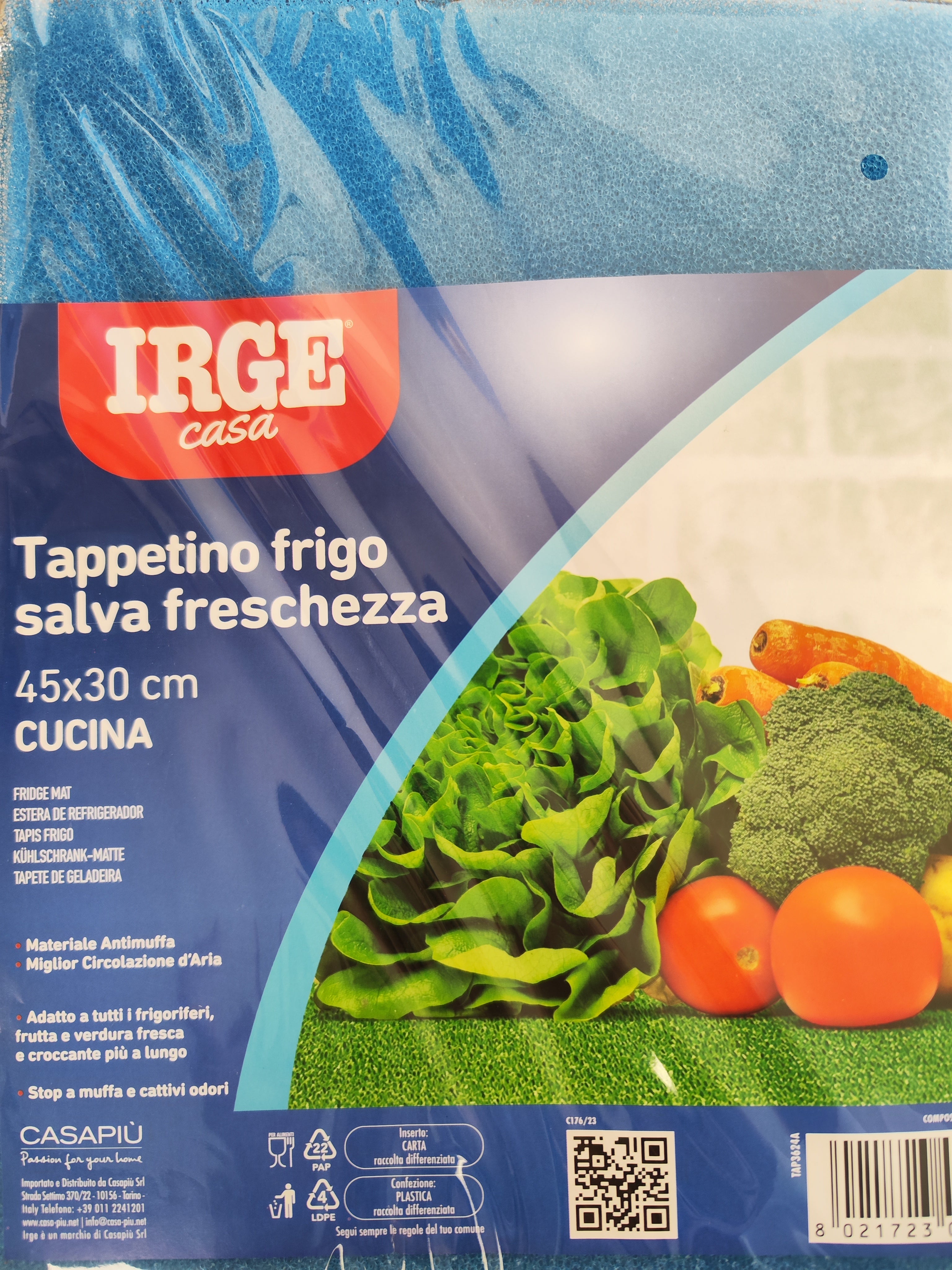 Tappeto frigo salvafreschezza irge
