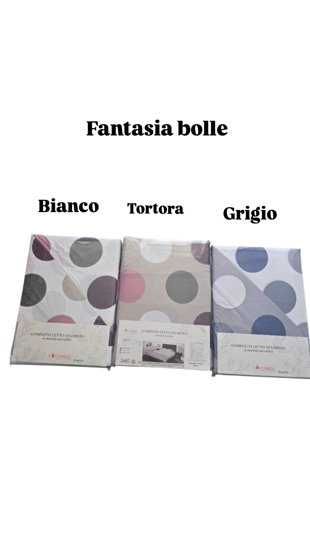 Completo letto singolo Coccinella